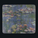 Planche À Découper Water Lilies by Claude Monet<br><div class="desc">Claude Monet - Nappes D'Eau. Belle peinture florale aux belles couleurs de Claude Monet. Cadeaux imprimés de haute qualité,  estampes,  pochettes de téléphone et de nombreux autres grands cadeaux.</div>