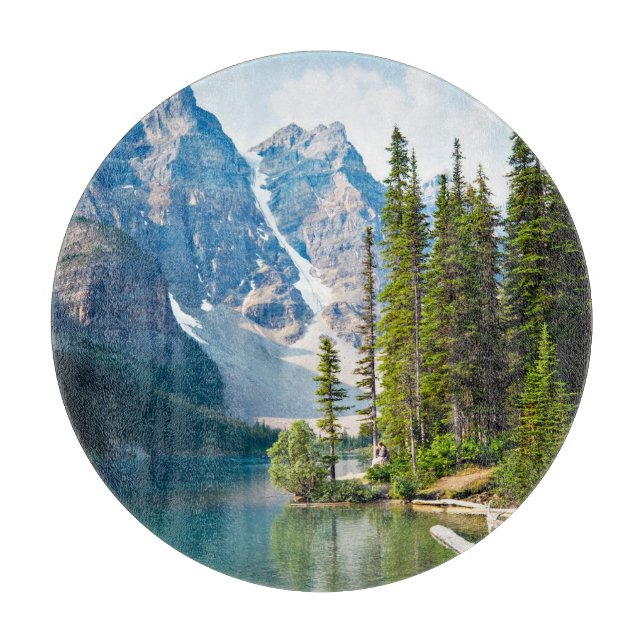 Planche À Découper Water | Moraine Lake, Canada (Devant)