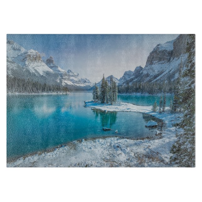 Planche À Découper Water | Winter Jasper National Park, Canada (Devant)