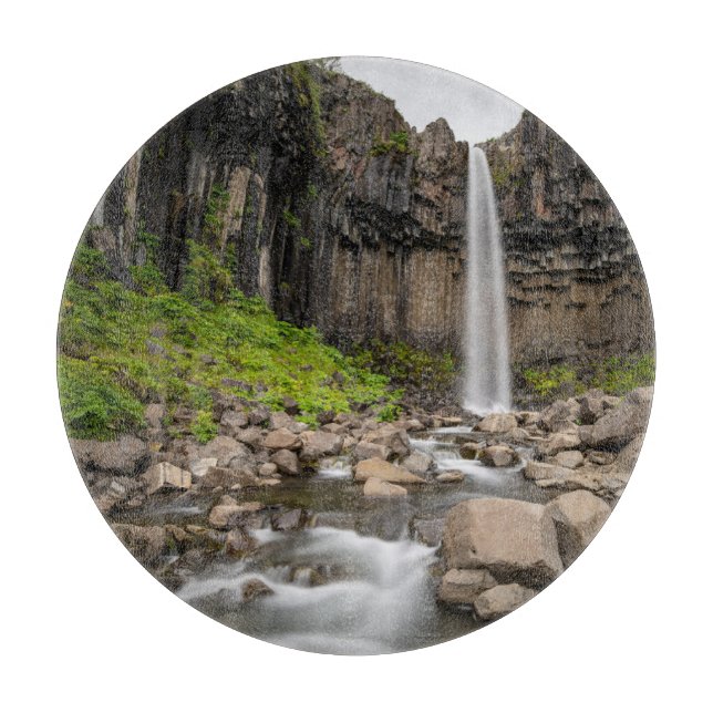 Planche À Découper Waterfalls | Svartifoss Waterfall, South Iceland (Devant)