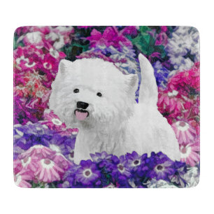 Planche À Découper West Highland White Terrier Peinture Chien Art