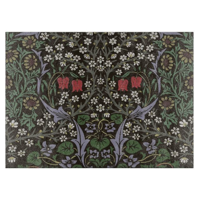 Planche À Découper William Morris Blackthorn Tapestry Floral (Devant)