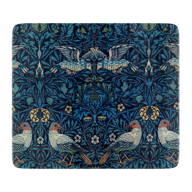 Planche À Découper William Morris Blue Birds Tapestry Classic (Devant)