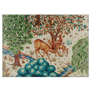 Planche À Découper William Morris Deer par une Tapisserie Brook Beige