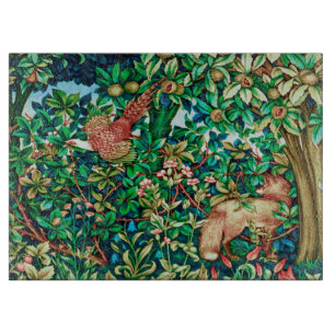 Planche À Découper William Morris Fox et Pheasestry Imprimer