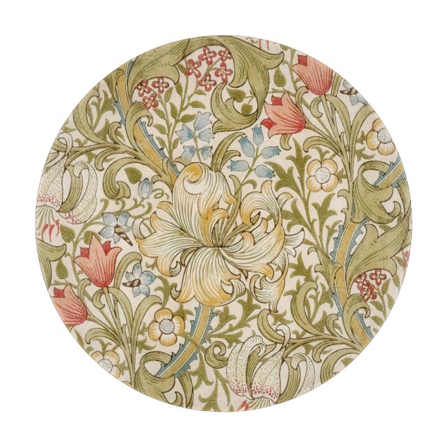 Planche À Découper William Morris Lily Art nouveau motif floral (Devant)