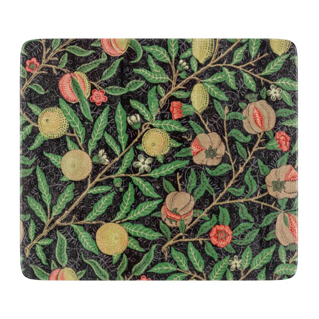 Planche À Découper William Morris, motif de fruit, (Devant)