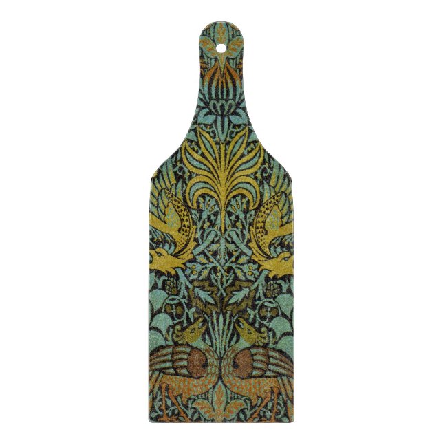 Planche À Découper William Morris Peacock Dragon Fond d'écran (Devant)