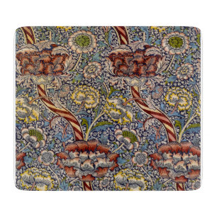 Planche À Découper William Morris Wandle Bleu Nuit Floral Art