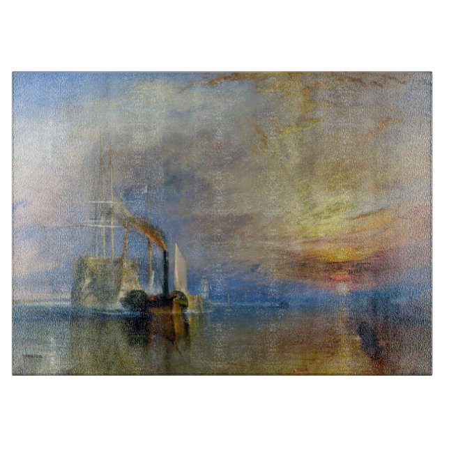 Planche À Découper William Turner - Le Temeraire en remorque (Devant)