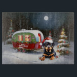 Planche À Découper Winter Rottweiler Caravan Christmas Adventure<br><div class="desc">Laissez-vous tenter par la magie d'une nuit d'hiver enneigée alors qu'une caravane glisse gracieusement à travers le paysage illuminé par la lune. La beauté sereine de la neige scintillante et l'éclat enchanteur de la lune créent une scène captivante, promettant une aventure de Noël inoubliable remplie de chaleur, de joie et...</div>