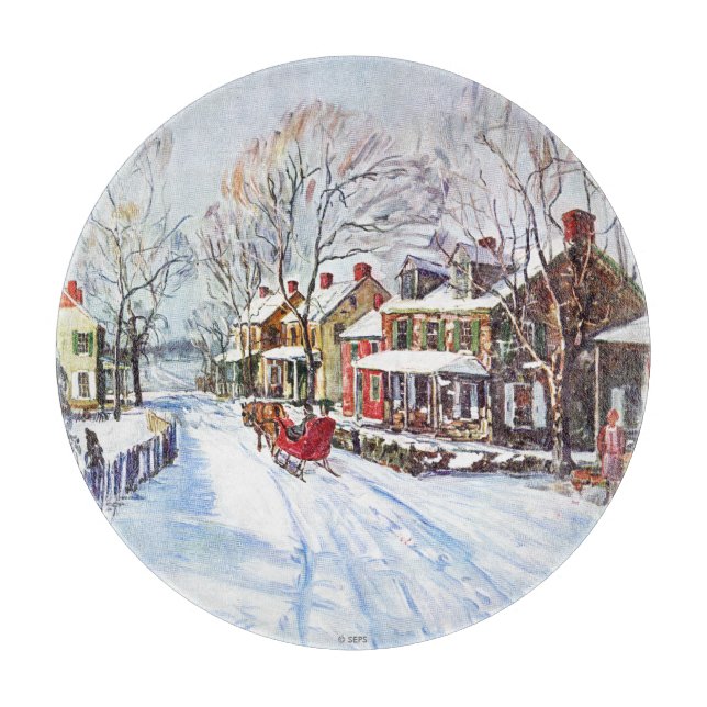 Planche À Découper Winter Wonderland (Devant)