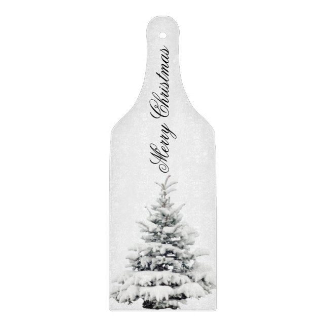 Planche À Découper WINTERLAND Paddle à vin de Noël (Devant)