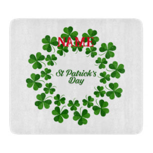 Planche À Découper Wreath de la Saint Patrick Thunder_Cove