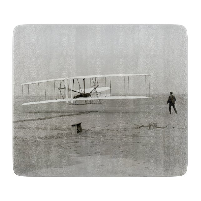 Planche À Découper Wright Brothers Flyer First Plane Flight Aviation (Devant)