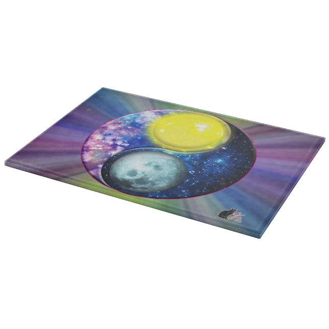 Planche À Découper Yang-Yin / Soleil-Lune (Coin)