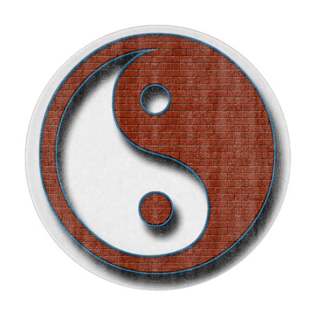 Planche À Découper Yin Yang par Shirley Taylor (Devant)
