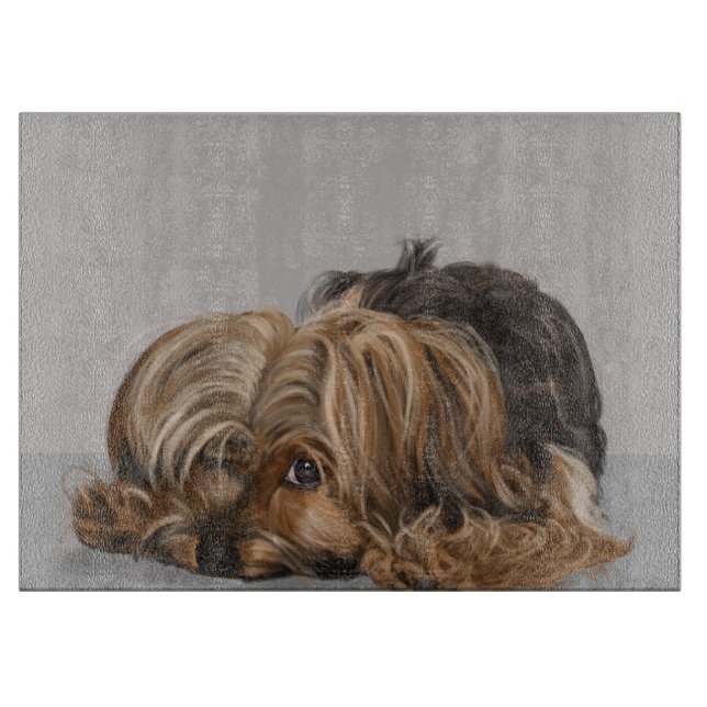 Planche À Découper Yorkie, Yorkshire Terrier (Devant)
