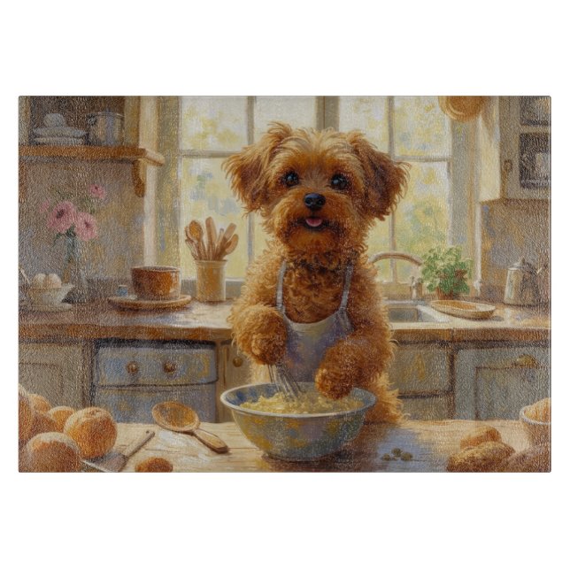 Planche À Découper Yorkipoo cuisine dans la cuisine (Devant)