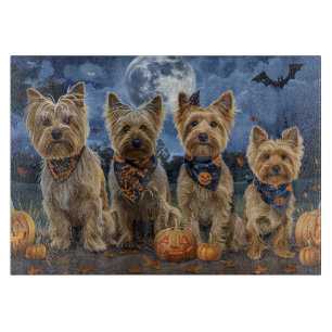 Planche À Découper Yorkipoo Halloween Éffrayant