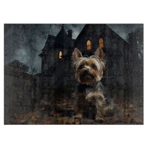 Planche À Découper Yorkshire Terrier Halloween Épouvantable
