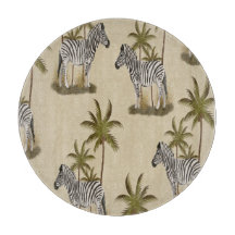 Zèbres et palmiers Safari uniques