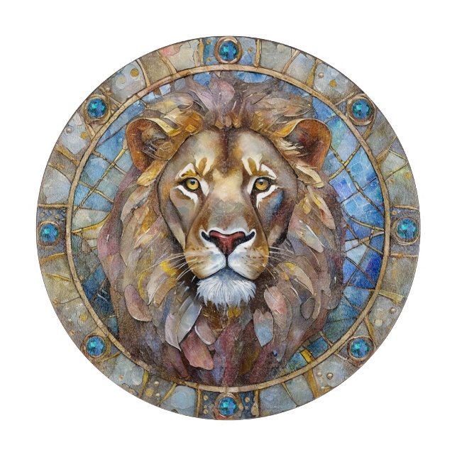 Planche À Découper Zodiaque - Lion le Lion (Devant)