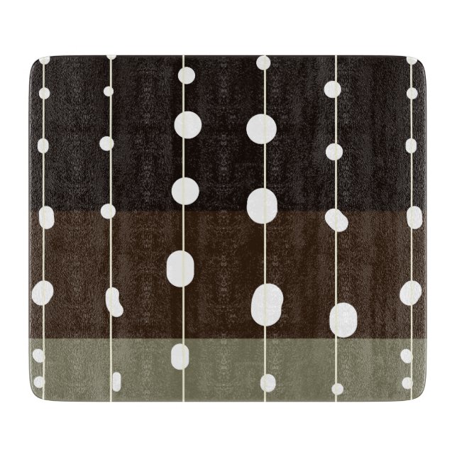 Planche À Découper Zones de requin baleine et rayures Motif Cool gris (Devant)