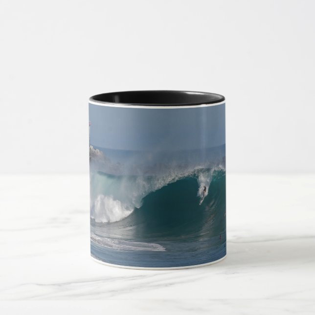 Planche à surf sur The Wedge - Mug  (Centre)