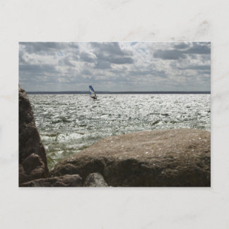 Planche à voile - carte postale