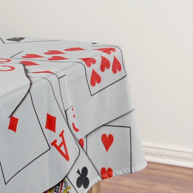 Planche De Cartes De Jeu Éparpillées, Nappe (In Situ)