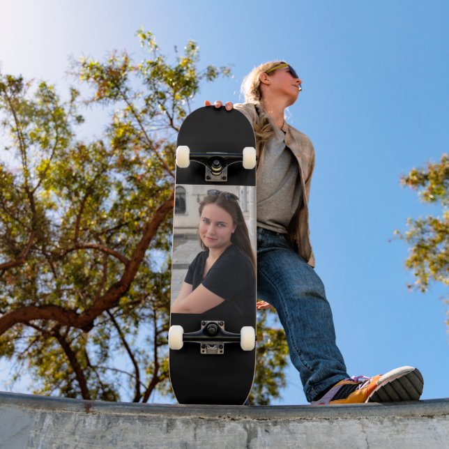 PLANCHE DE SKATEBOARD À PHOTO PERSONNALISÉE (Extérieur 1)