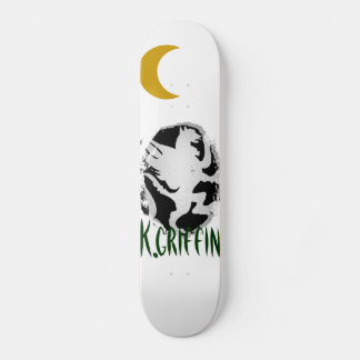 Planche de skateboard blanche Killosopher "K. Grif