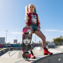 Planche de skateboard Cyber 2K Urban Emo Girl