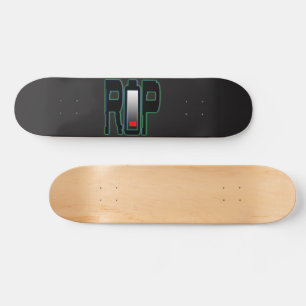 Planche de skateboard de batterie RIP