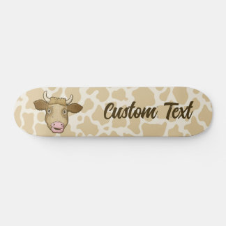 Planche De Skateboard De Vache Surprise