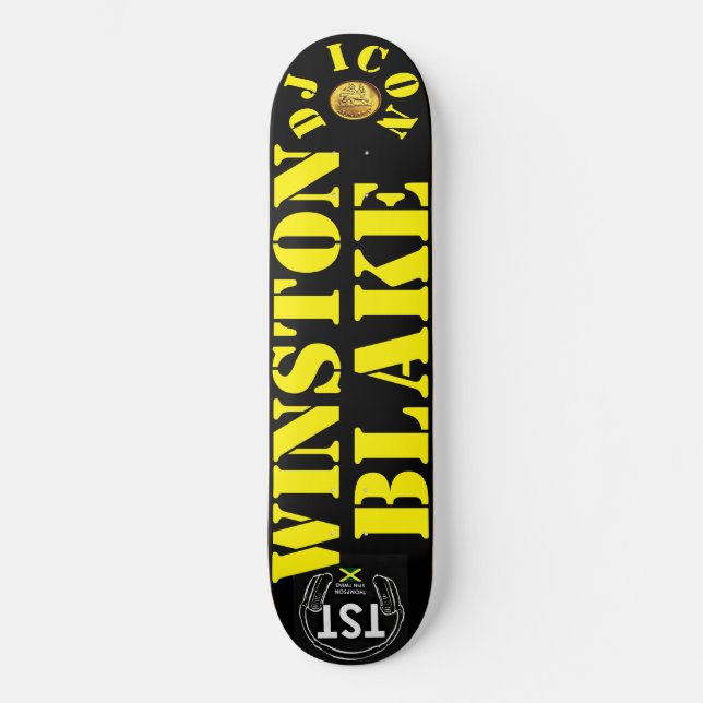 Planche de skateboard DJ ICON WINSTON BLAKE 8 1/4" (Recto)