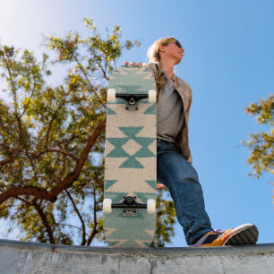 Planche de skateboard du sud-ouest, Navajo Aqua