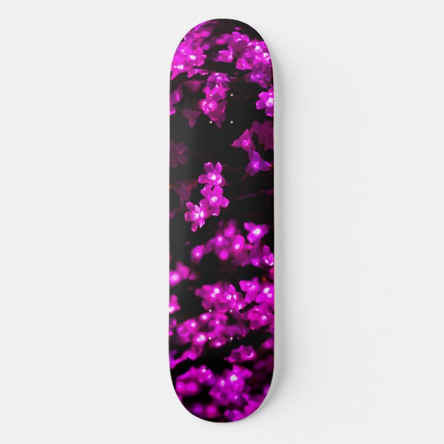 Planche de skateboard en fleur de cerisier (Recto)