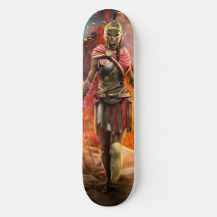 Planche de skateboard féminine grecque