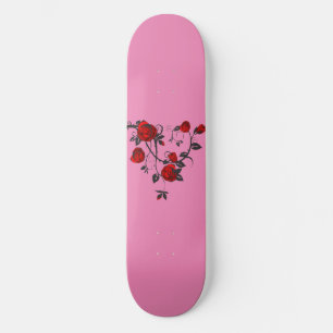 Planche de skateboard gothique Rose