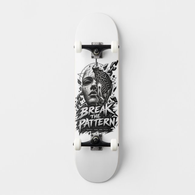 Planche de skateboard graphique audacieuse Break T (Recto)