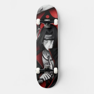 Planche de skateboard graphique de personnage ninj