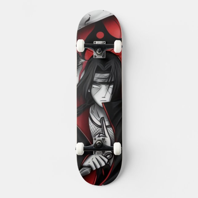 Planche de skateboard graphique de personnage ninj (Recto)