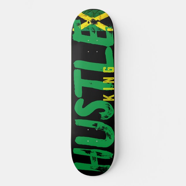 PLANCHE DE SKATEBOARD HUSTLE KING  8 1/4" (Recto)