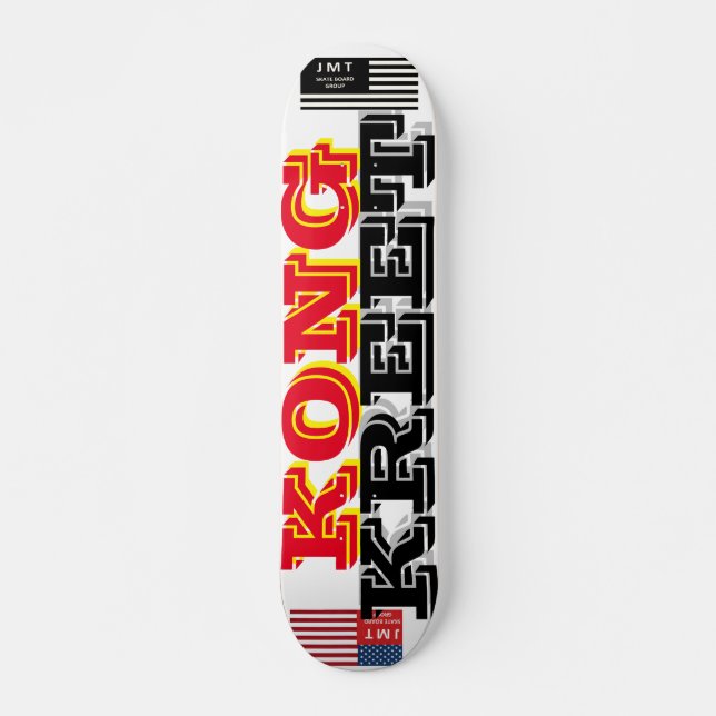 PLANCHE DE SKATEBOARD KONG KREET OFFICIELLE 7 3/4" (Devant)