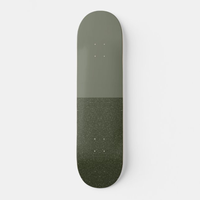Planche de skateboard Moss Green sur mesure (Recto)