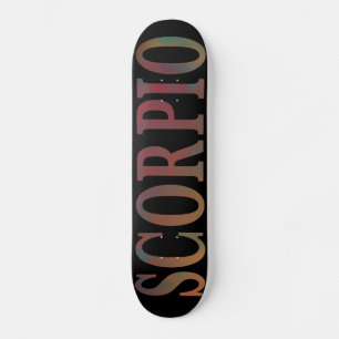 Planche de skateboard noir Scorpio