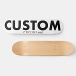 Planche de skateboard personnalisée 7,75 pouces (1<br><div class="desc">Faites, concevez, créez votre propre Skateboard Deck personnalisé - 7 3/4" (19.685 cm). Ajouter les roues et les camions option. Planche à roulettes personnalisée en USA Maple de 7 plis, cadeau pour un skateboarder et pour l'anniversaire, cadeaux de Noël, faveurs de mariage, et sports promotionnels d'affaires, l'école et les loisirs...</div>