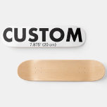 Planche de skateboard personnalisée 7,875 po (20 c<br><div class="desc">Faites, concevez, créez votre propre Skateboard Deck personnalisé - 7 7/8" (20 cm). Ajouter les roues et les camions option. Planche à roulettes personnalisée en USA Maple de 7 plis, cadeau pour un skateboarder et pour l'anniversaire, cadeaux de Noël, faveurs de mariage, et sports promotionnels d'affaires, l'école et les loisirs...</div>
